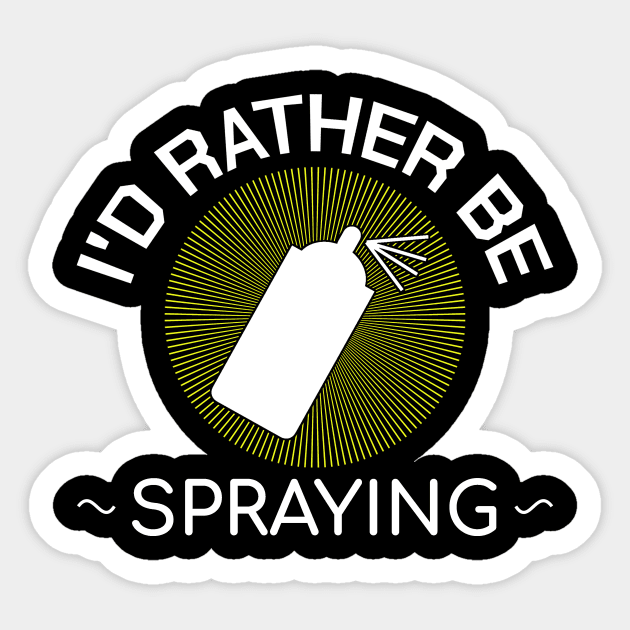 Graffiti Artist Sprayer Streetart Painter Gift Sticker by bigD